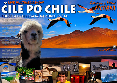 podrobné informace k pásmu ČILE PO CHILE